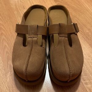 UGG Brown Suede Mules